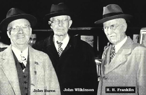 John Burns, John Wilkinson, and Herbert H. Franklin